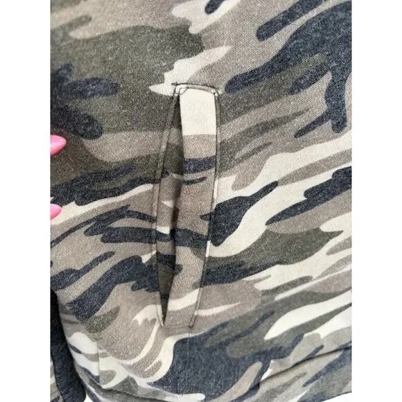 Ampersand Avenue Camo Double Hood Sweatshirt Pullover M - Picture 5 of 9